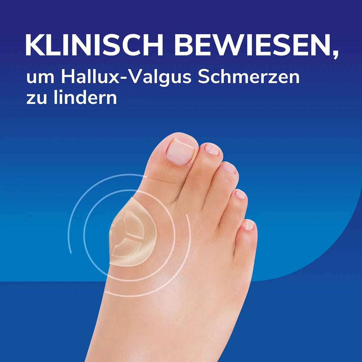 Scholl DE Aid Dr. Scholl’s Hallux-Valgus Druckschutz mit Hydrogel Technologie, 5 Stück