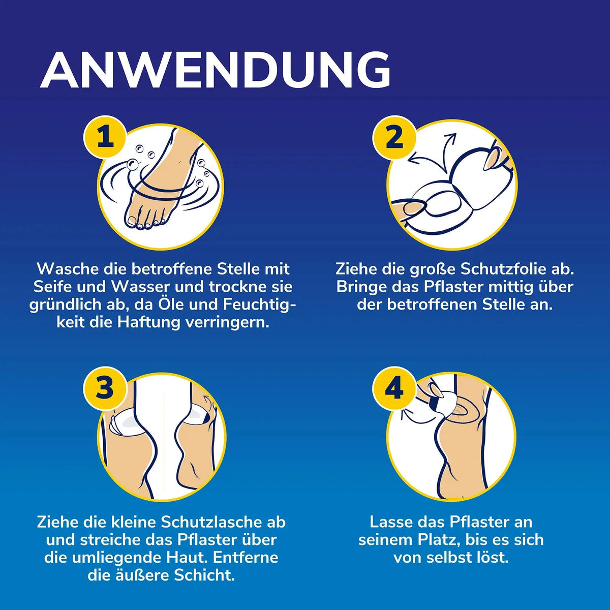 Scholl DE Aid Dr. Scholl’s Schnitt- und Schürfwundenpflaster mit Hydrogel-Technologie