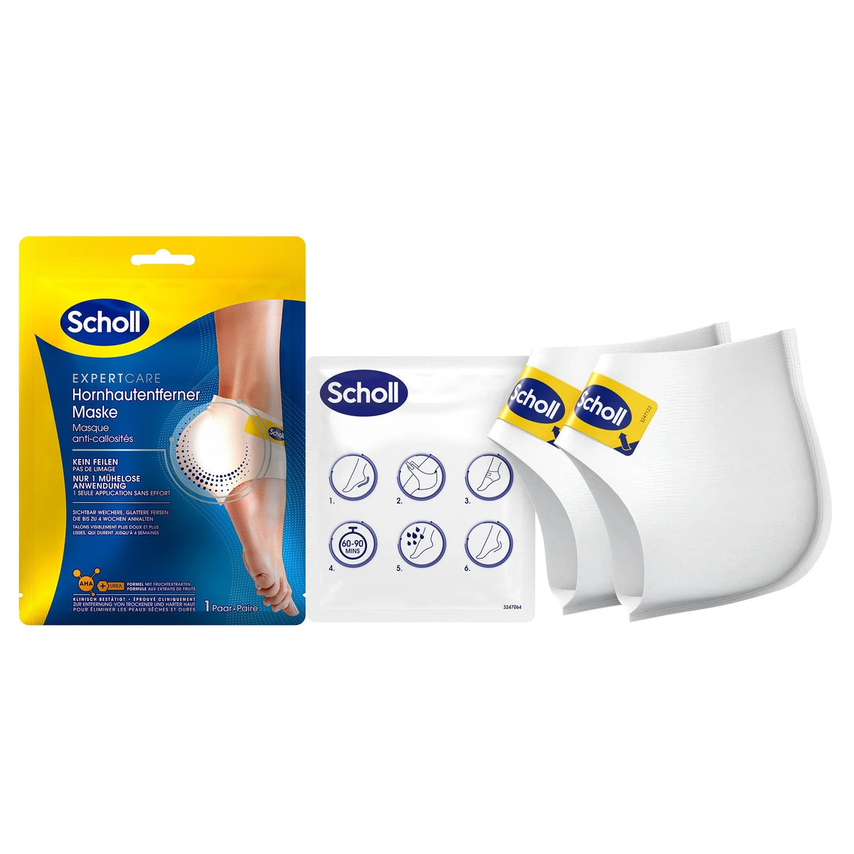 Scholl DE NEU - Expert Care Hornhautentferner Fussmaske