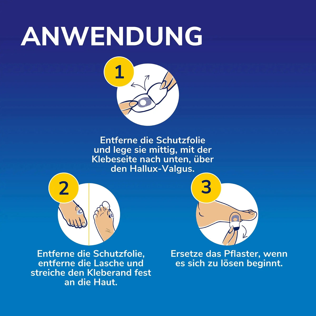 Scholl DE Aid Dr. Scholl’s Hallux-Valgus Druckschutz mit Hydrogel Technologie, 5 Stück