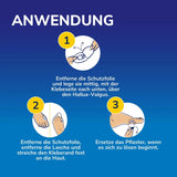 Scholl DE Aid Dr. Scholl’s Hallux-Valgus Druckschutz mit Hydrogel Technologie, 5 Stück