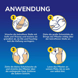 Scholl DE Aid Dr. Scholl’s Schnitt- und Schürfwundenpflaster mit Hydrogel-Technologie