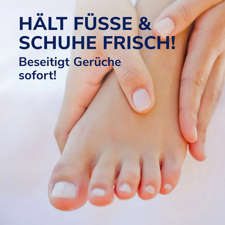 Scholl DE Aid Dr. Scholl’s Ultra Geruchsstopp Fußpuder mit Sweat Max Technologie