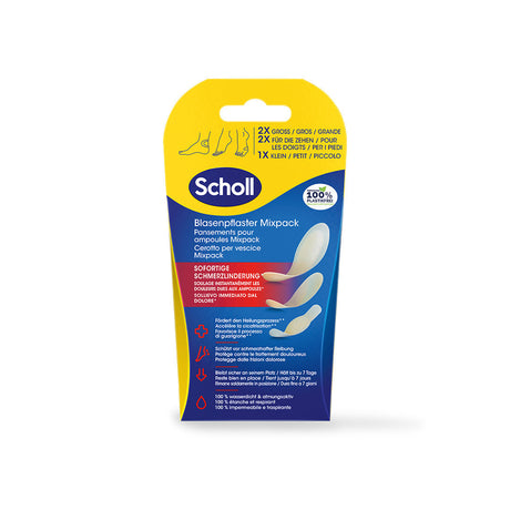 Scholl DE Aid NEU - Scholl Transparente Blasen Pflaster Mix