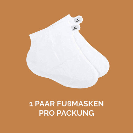 Scholl DE Care Scholl Expertcare intensiv pflegende Fußmaske in Socken mit Honig und Mandel –  1 Paar Einwegsocken