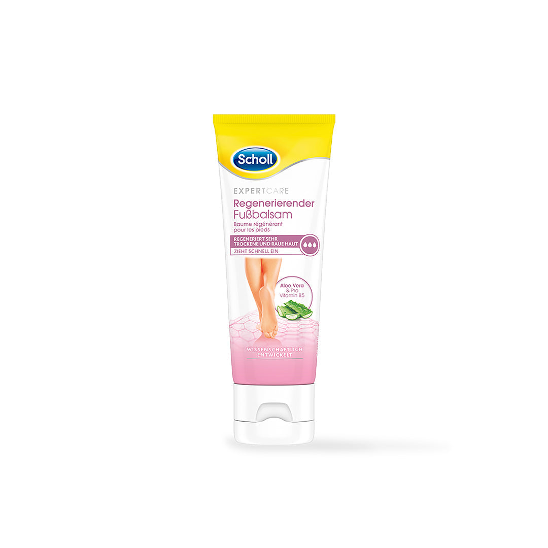Scholl DE Care Scholl Regenerierender Fußbalsam 75ml - Für sehr trockene und raue Haut