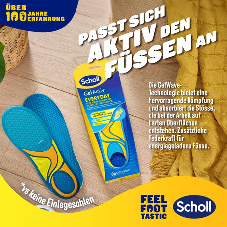 Scholl DE Insoles 35.5 - 40.5 GelActiv™ Everyday Einlegesohlen Frauen