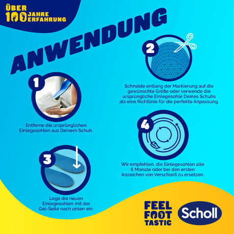 Scholl DE Insoles 35.5 - 40.5 GelActiv™ Everyday Einlegesohlen Frauen