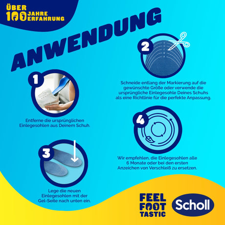 Scholl DE Insoles 35.5 - 40.5 GelActiv™ Sport Einlegesohlen Frauen