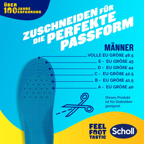 Scholl DE Insoles GelActiv™ Work Einlegesohlen Herren
